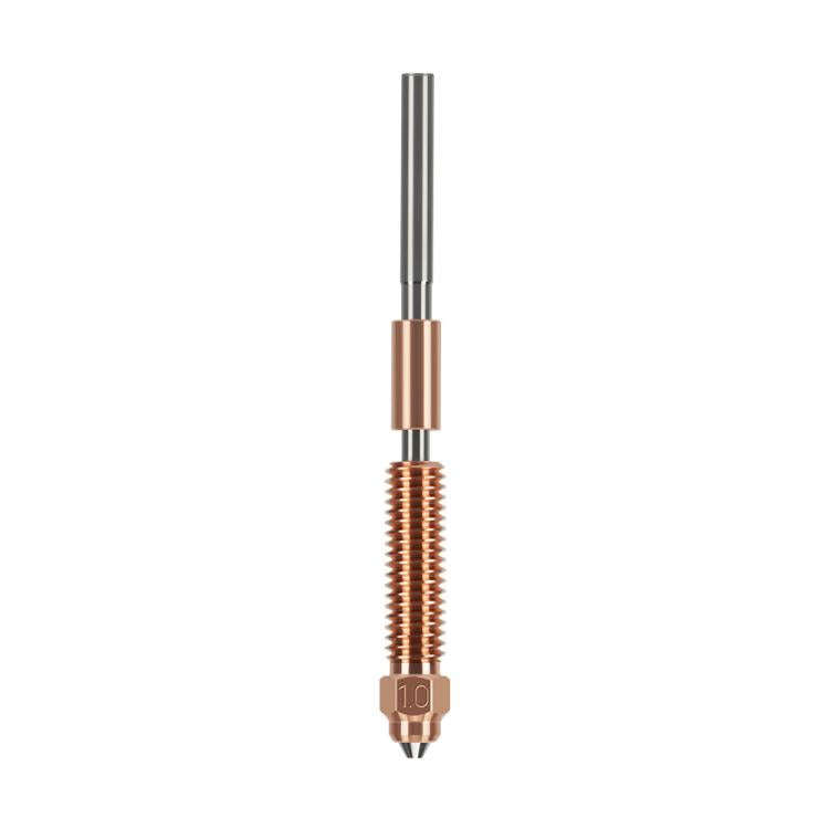 1.75/1.0mm  All-in-One Chrome Zirconium Copper Nozzle for Creality Ender-3 V3/K1C/K1 Max 3D Printers