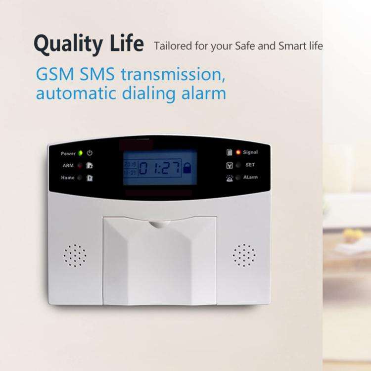 WiFi + 2G/GSM Smart Security Alarm System Kit Tuya-Compatible with 2.7-inch Display, PIR Motion S...