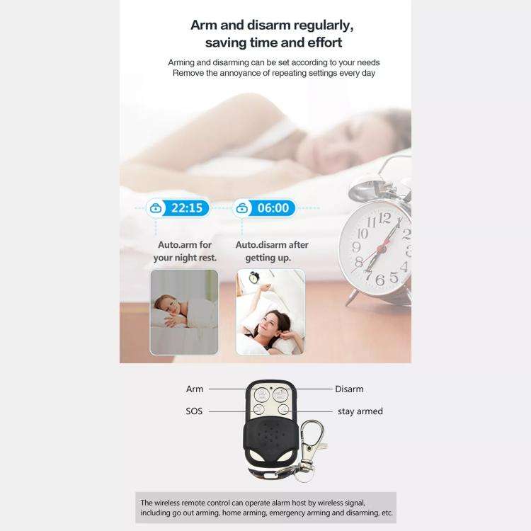 WiFi + 2G/GSM Smart Security Alarm System Kit Tuya-Compatible with 2.7-inch Display, PIR Motion S...