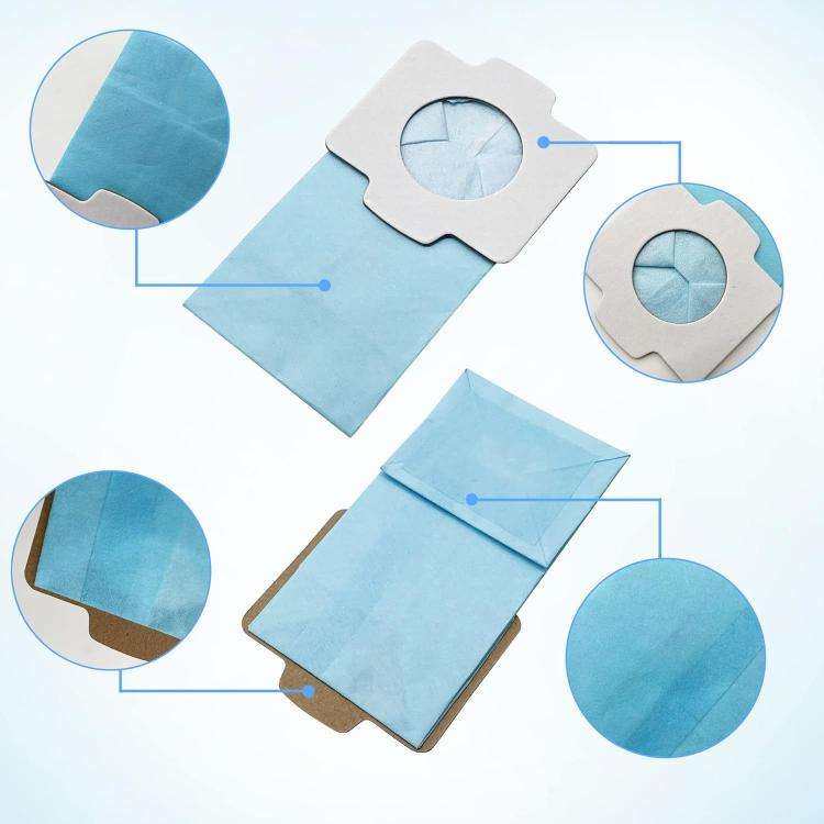 3pcs /Pack Dust Bags for Makita CL102/CL104/CL107/CL182 Vacuum Cleaners(Blue)