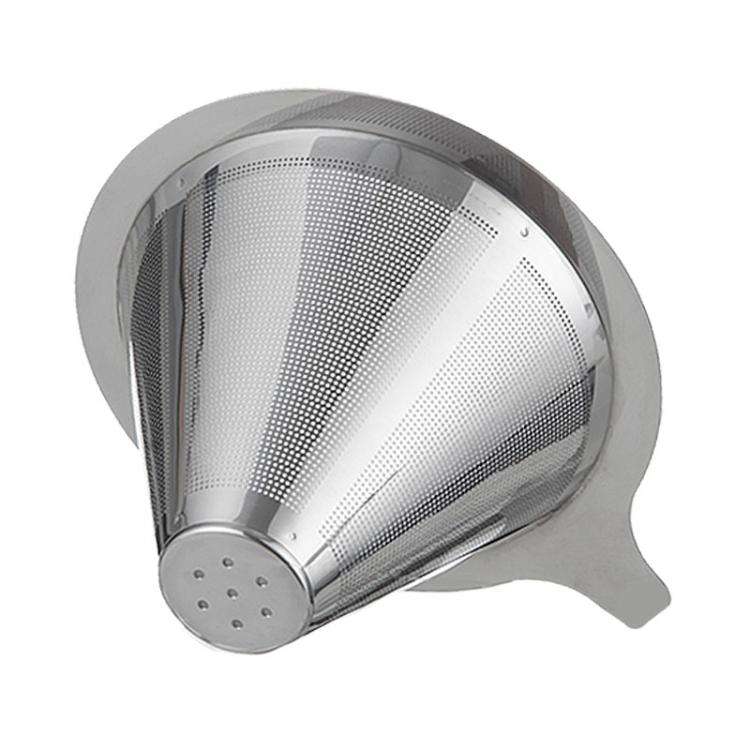 304 Stainless Steel Coffee Filter Reusable Mesh for Pour Over/Drip Coffee Maker, Spec: 1-2 Cups
