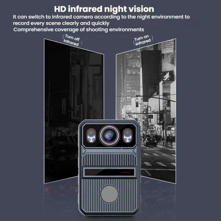 3GB+32GB Intelligent Law Enforcement Recorder HD Video Recording Infrared Night Vision Law Enforc...