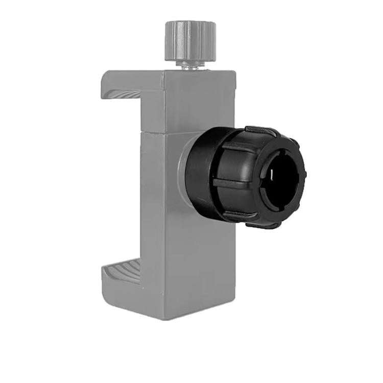 3pcs 1/4 Screw Connector Car Tuning Accessories Plastic Head 17mm Ball Head Cell Phone Holder(Black)