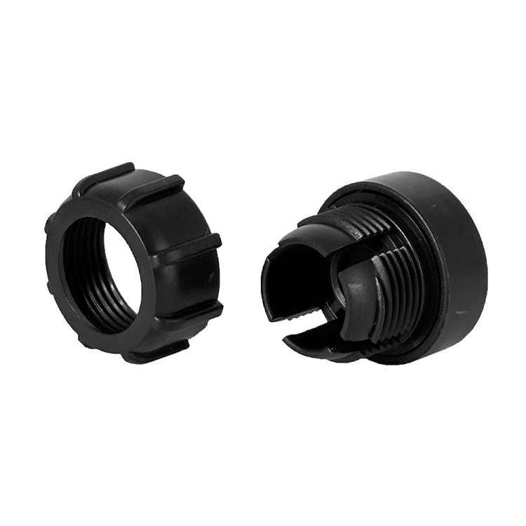 3pcs 1/4 Screw Connector Car Tuning Accessories Plastic Head 17mm Ball Head Cell Phone Holder(Black)