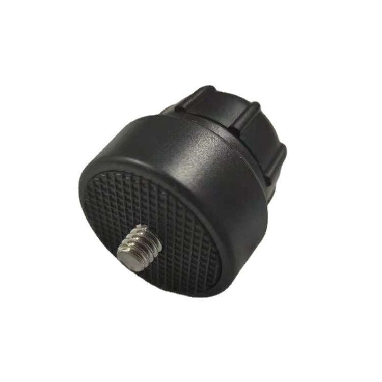 3pcs 1/4 Screw Connector Car Tuning Accessories Plastic Head 17mm Ball Head Cell Phone Holder(Black)