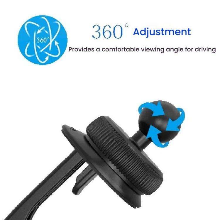 MagSafe Magnetic Holder Car Air Conditioning Vent Mount, Style: CD Pattern Magnetic Suction Head+...