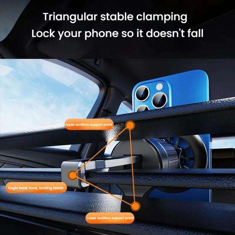 MagSafe Magnetic Holder Car Air Conditioning Vent Mount, Style: CD Pattern Magnetic Suction Head+...