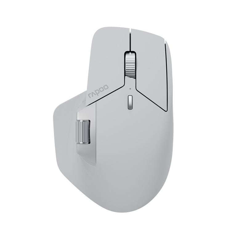Rapoo Wireless Triple Mode Mice Ergonomic Desktop Laptop Business Office Mouse, Color: MT760mini ...