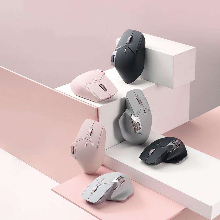 Rapoo Wireless Triple Mode Mice Ergonomic Desktop Laptop Business Office Mouse, Color: MT760mini ...