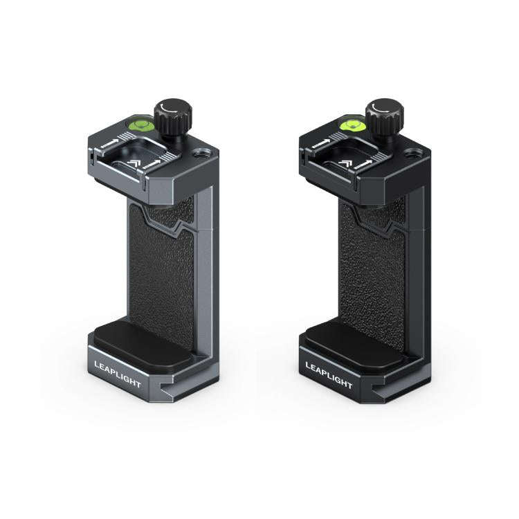 Leaplight Dual Cold Shoe All-Metal Phone Mount with 4x1/4 Inch Screw Ports & Arri Locating Holes(...