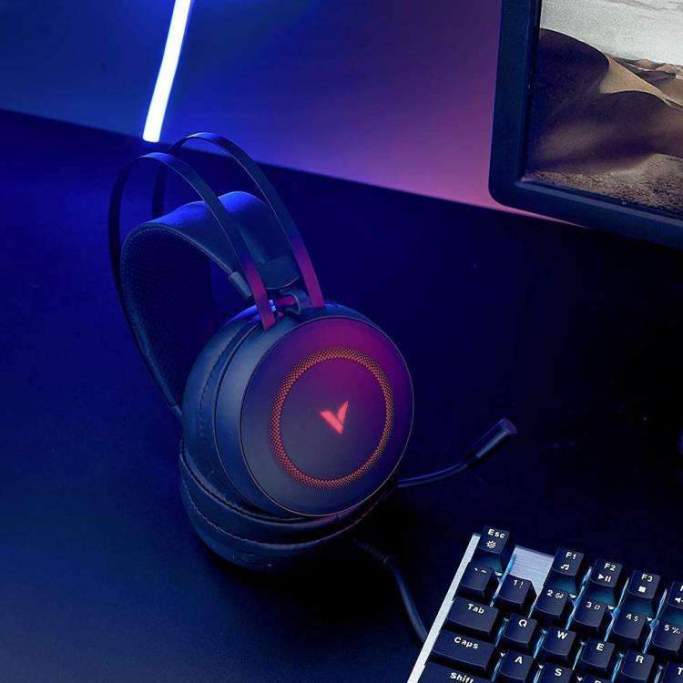 Rapoo VH160 Gaming Headset RGB PC Virtual 7.1 Channel Noise Reduction Headset With MIC(Black)