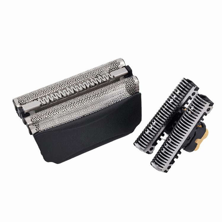 For Braun 5 / 8000 51S / 51B Series Wf2s / 5760 / 530 / 550 Replacement Foil Head+Blade(Black)