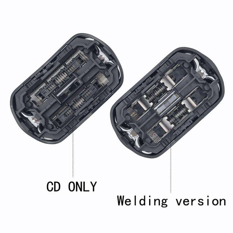 For Braun Series 3 Replacement Foil & Cutter 32B Precision Welded Stainless Steel Shaver Head(Black)