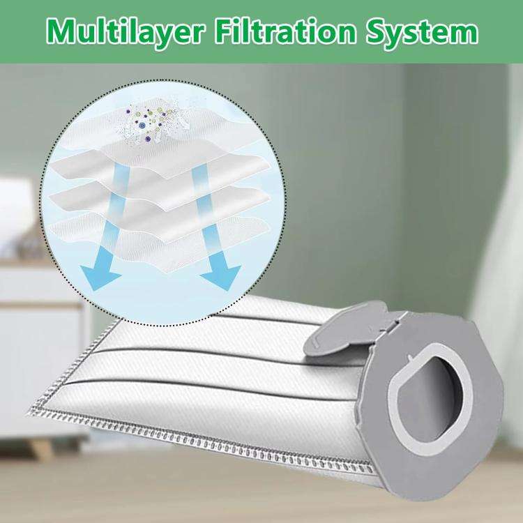 2pcs Dust Bag For Vorwerk Kobold FP7 / VK7 Sweeping Robot Accessories