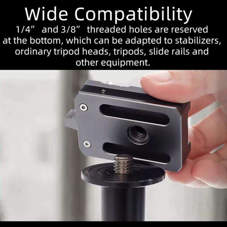 XILETU XQ-1A Arca Quick Release Adapter Gimbal Stabilizer Tripod Sports Quick Release Plate Stand