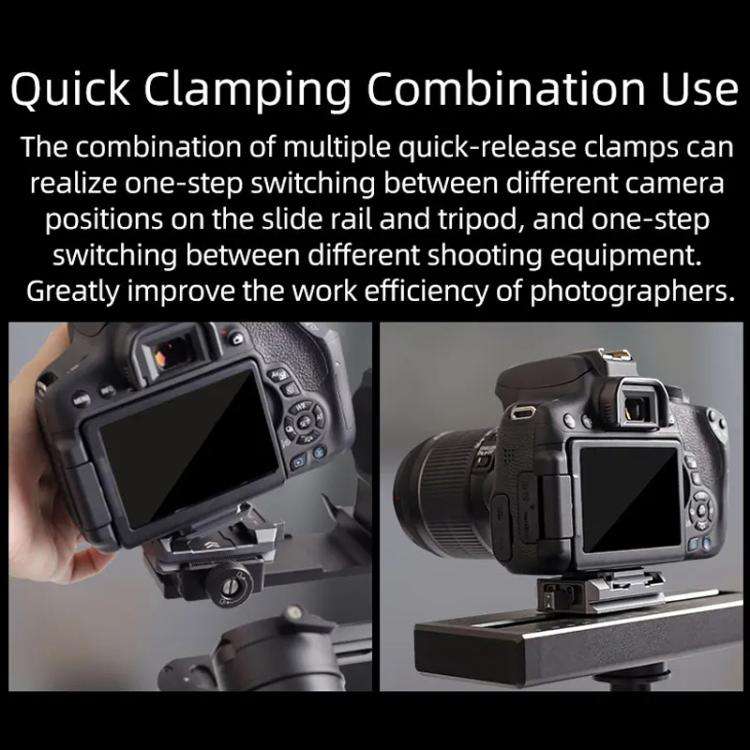 XILETU XQ-1A Arca Quick Release Adapter Gimbal Stabilizer Tripod Sports Quick Release Plate Stand