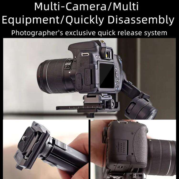 XILETU XQ-1A Arca Quick Release Adapter Gimbal Stabilizer Tripod Sports Quick Release Plate Stand