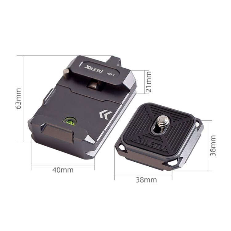 XILETU XQ-1A Arca Quick Release Adapter Gimbal Stabilizer Tripod Sports Quick Release Plate Stand