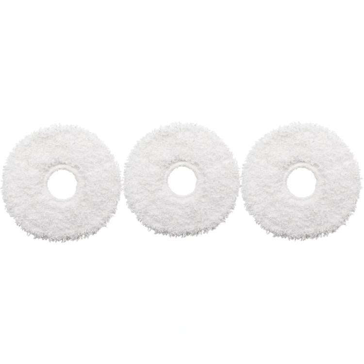For ECOVACS Deebot T30 Pro / MAX Auto Sweeper Accessories, Spec: 3pcs White Wipes