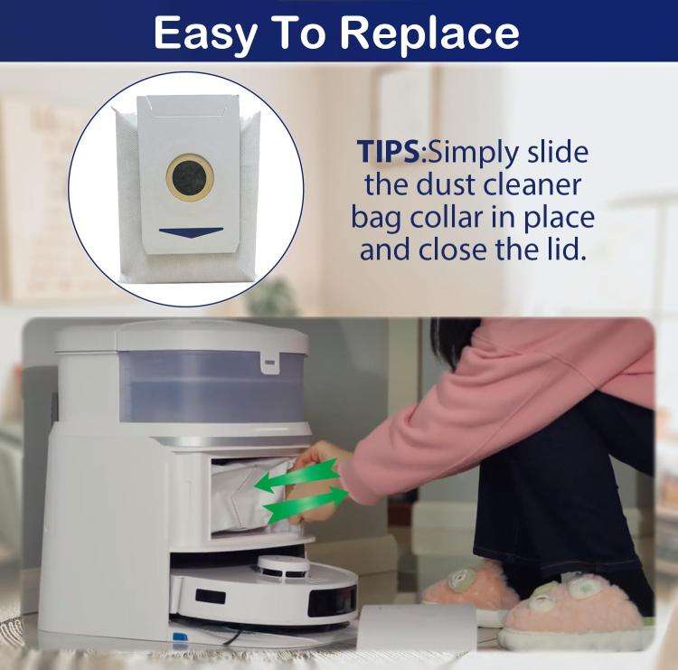 For ECOVACS Deebot T30 Pro / MAX Auto Sweeper Accessories, Spec: 3pcs Dust Bag