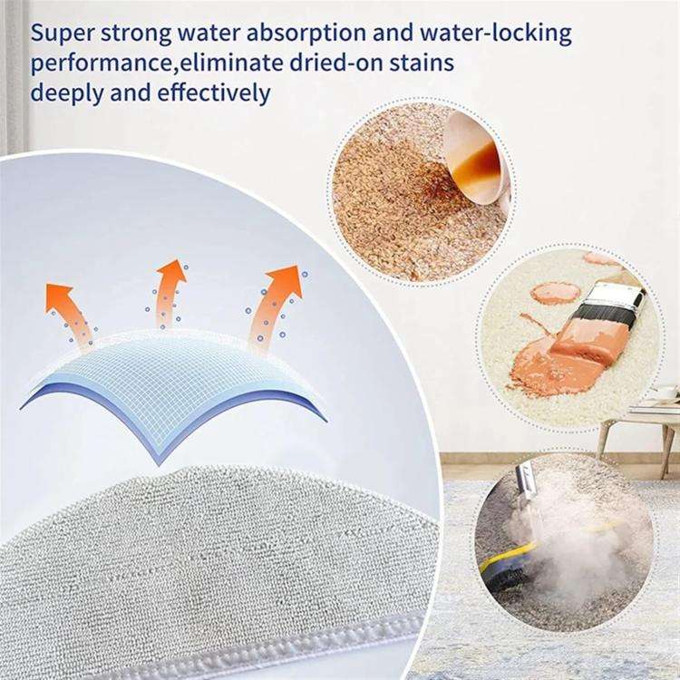 For Eufy L60 Sweeping Machine Accessories Mop(Light Gray)