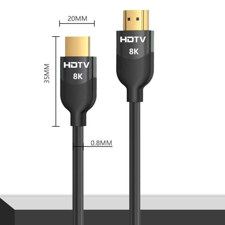 VegGieg W-H114 HDMI 2.1 HD Cable 8K 60Hz TV Set-Top Box Computer Monitor Projection Video Cable, ...