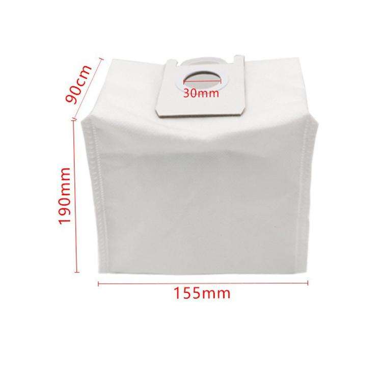 For ROIDMI EVE Plus Robot Vacuum 3pcs/Pack Dust Bag Replacement Parts(White)