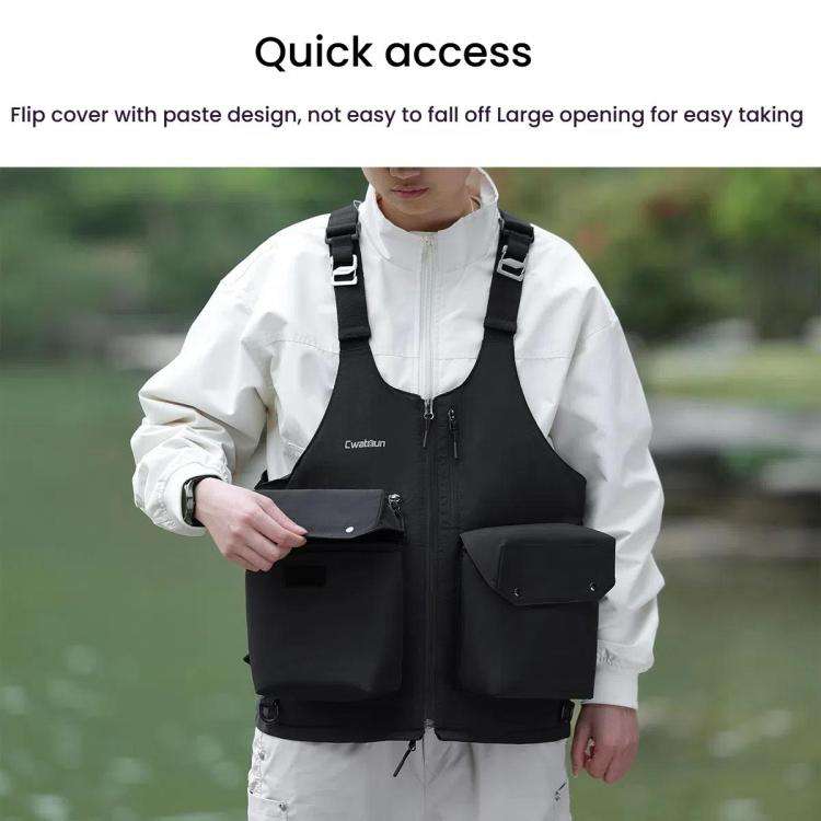 Cwatcun D192 Multifunctional Vest Outdoor Lightweight Comfortable Camera Bag