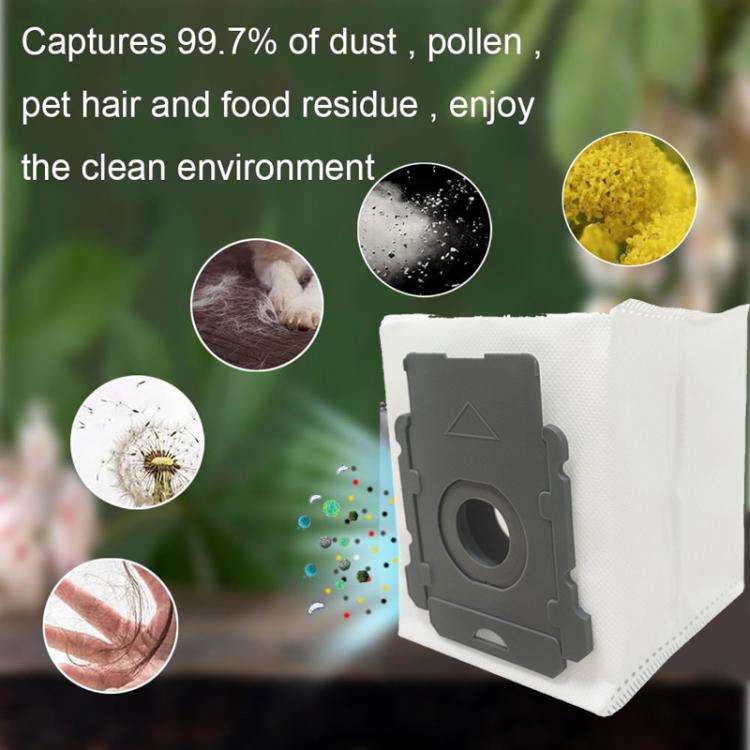 3pcs /Pack Dust Bag For IRobot Roomba I7 / I3 / J7 / E5 / E6 / S9 Vacuum Replacement Parts Access...