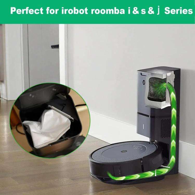 3pcs /Pack Dust Bag For IRobot Roomba I7 / I3 / J7 / E5 / E6 / S9 Vacuum Replacement Parts Access...