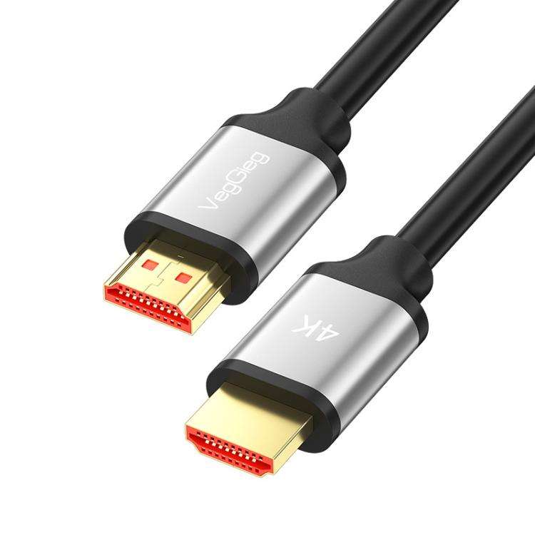 VegGieg V-H301 HDMI 2.0 HD Cable 4K 60Hz TV Set-Top Box Computer Monitor Projection Video Cable, ...