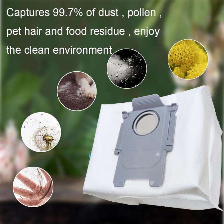 3pcs /Pack Dust Bag For Roborock G10S/S8+/S8 Pro Ultra/S7 MaxV Ultra/S7 Pro Ultra/Q7+/Q7 Max+/Q5 ...