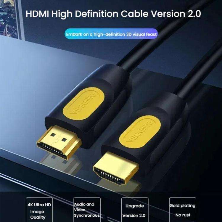 VegGieg HHI HDMI 2.0 HD Cable 4K 60Hz Television Computer Monitor Projector Video Connection Cabl...