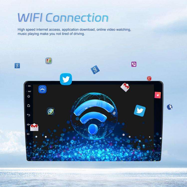 7 Inch 4+64G WiFi Version Dual Butt Universal Bluetooth Wireless Carplay Car Navigation Center Co...