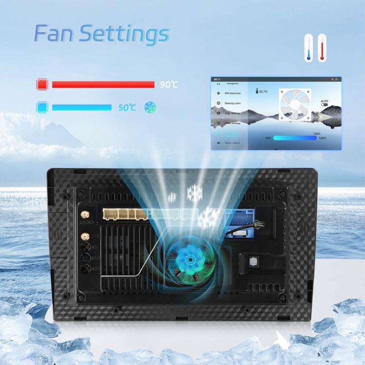 7 Inch 4+64G WiFi Version Dual Butt Universal Bluetooth Wireless Carplay Car Navigation Center Co...