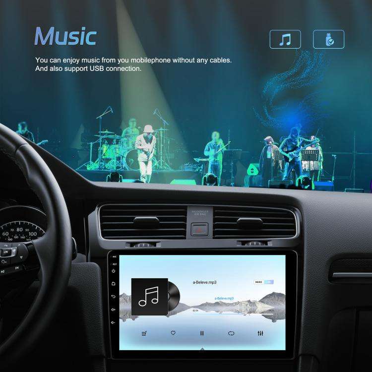 7 Inch 4+64G WiFi Version Dual Butt Universal Bluetooth Wireless Carplay Car Navigation Center Co...