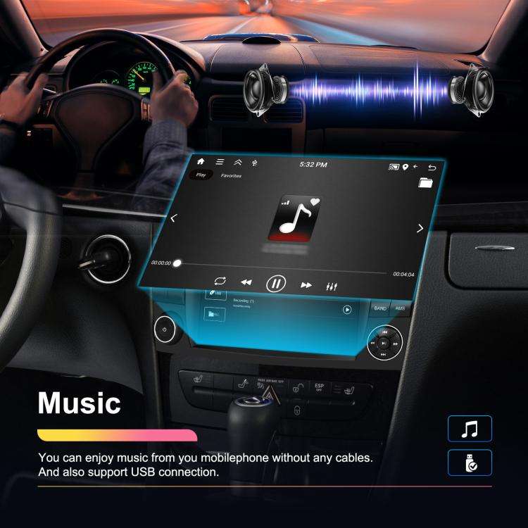 7 inch Horizontal Screen 2+64G Bluetooth Car Player Carplay Car Center Control Integrated Machine...