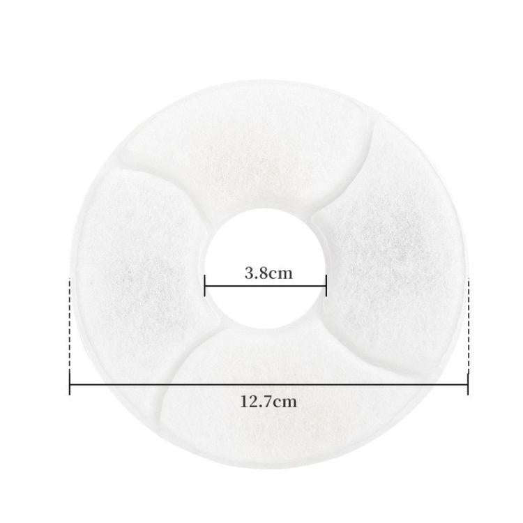 5pcs /Pack Replacement Filter For Pet Water Fountain Water Dispenser Pre-Filter(White)