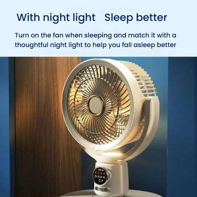 Air Circulation Fan Turbo Light Convection Standing Fan Remote Control Timer Floor Fan, Style: Re...