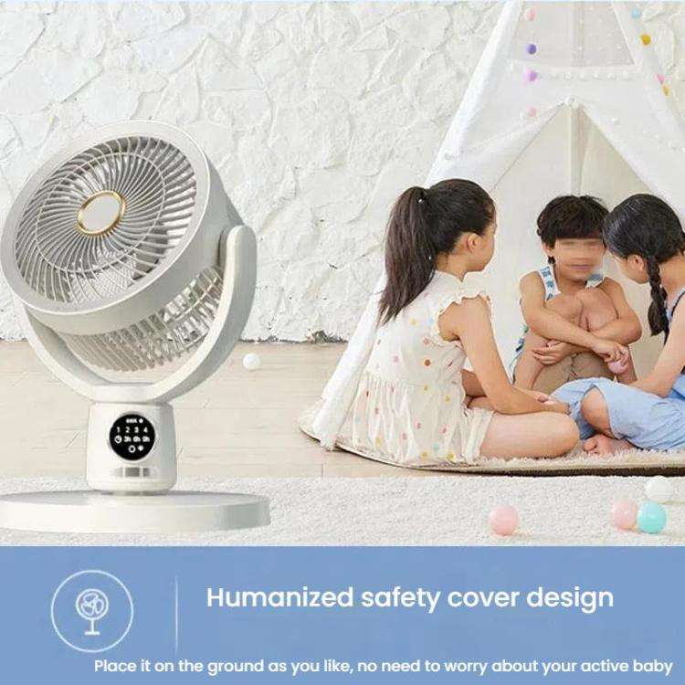 Air Circulation Fan Turbo Light Convection Standing Fan Remote Control Timer Floor Fan, Style: Re...