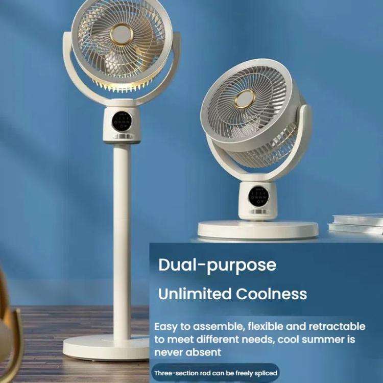 Air Circulation Fan Turbo Light Convection Standing Fan Remote Control Timer Floor Fan, Style: Re...