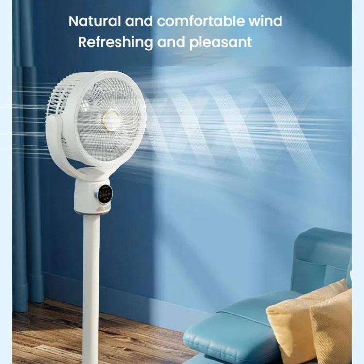 Air Circulation Fan Turbo Light Convection Standing Fan Remote Control Timer Floor Fan, Style: Re...