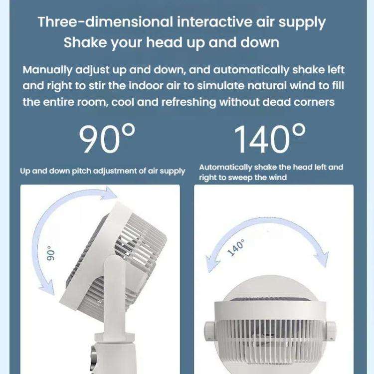 Air Circulation Fan Turbo Light Convection Standing Fan Remote Control Timer Floor Fan, Style: Re...