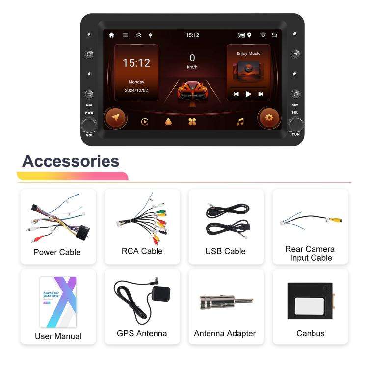 2+64G For Alfa Romeo 159 7 inch Horizontal Screen Carplay Car Navigation Center Control Integrate...