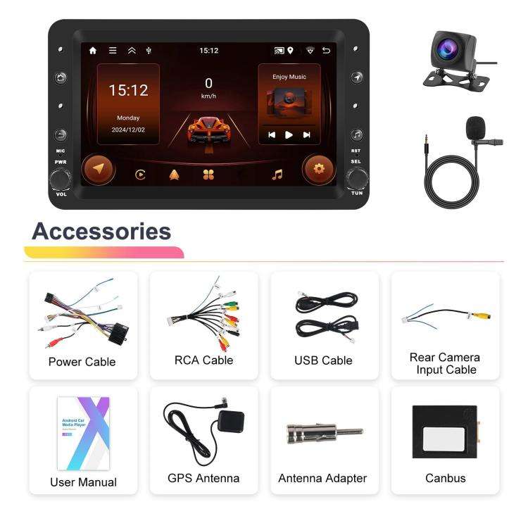 2+64G For Alfa Romeo 159 7 inch Horizontal Screen Carplay Car Navigation Center Control Integrate...