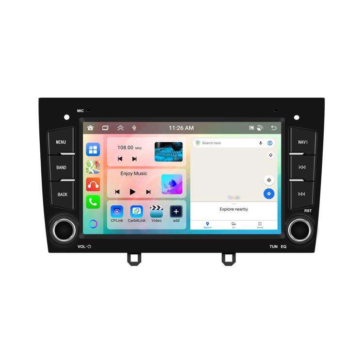 For Peugeot 408 7 inch Horizontal Screen Carplay Car Player Car Navigation Center Control, Spec: ...