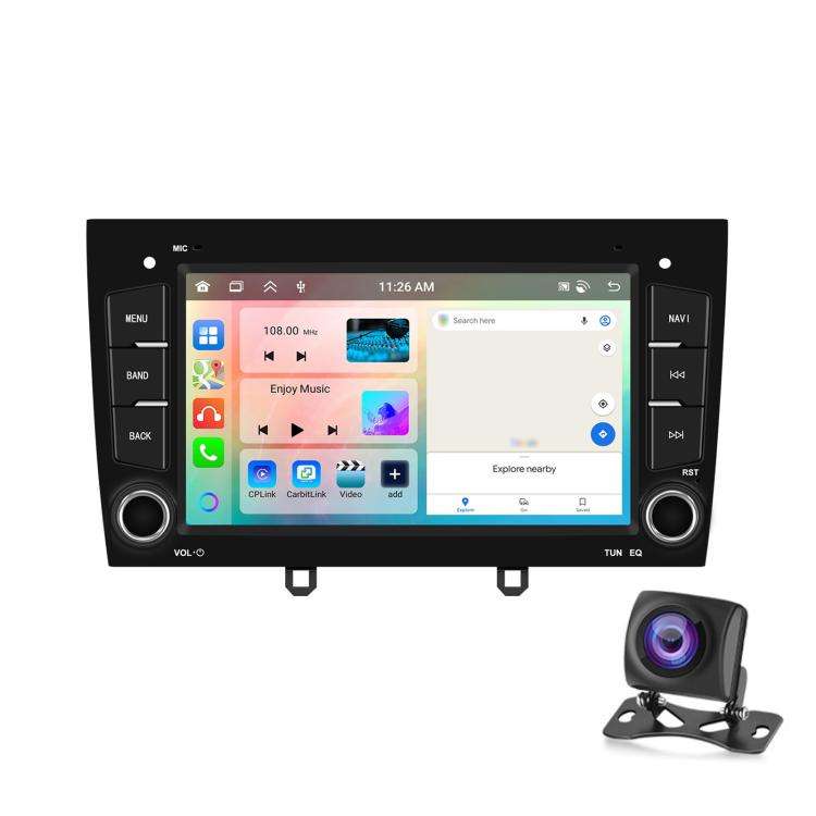 For Peugeot 408 7 inch Horizontal Screen Carplay Car Player Car Navigation Center Control, Spec: ...
