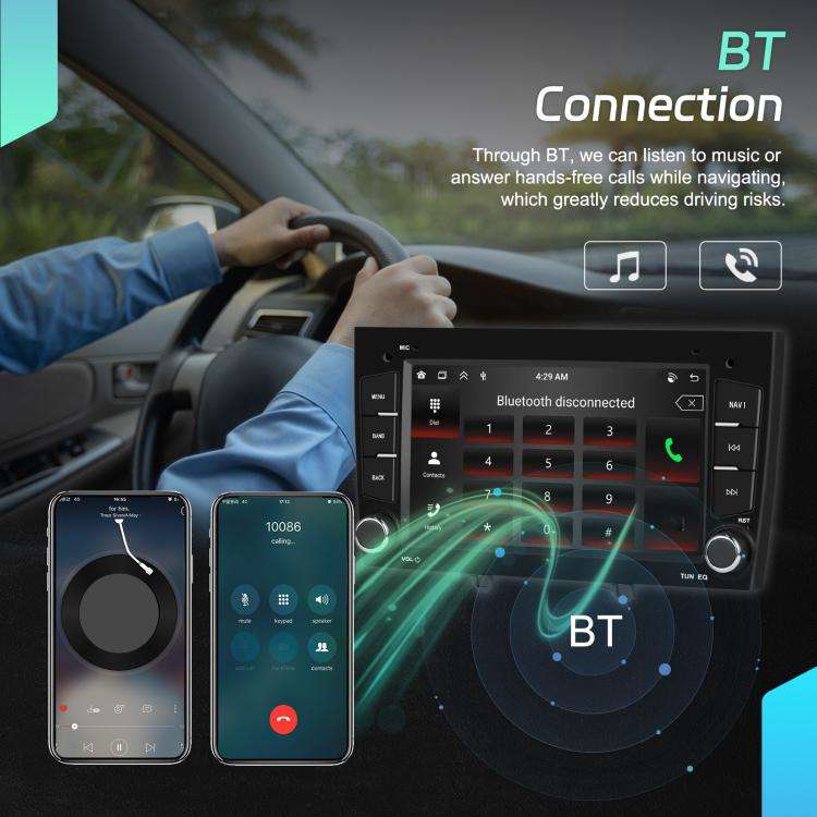 For Peugeot 408 7 inch Horizontal Screen Carplay Car Player Car Navigation Center Control, Spec: ...