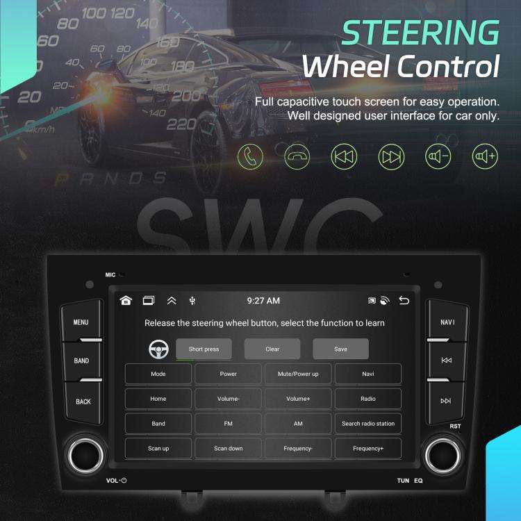 For Peugeot 408 7 inch Horizontal Screen Carplay Car Player Car Navigation Center Control, Spec: ...