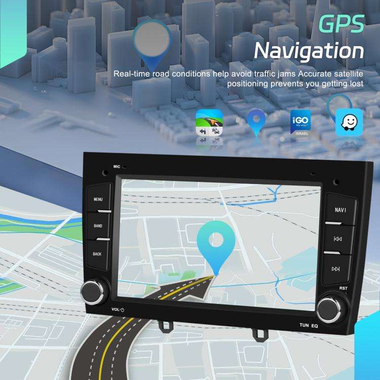 For Peugeot 408 7 inch Horizontal Screen Carplay Car Player Car Navigation Center Control, Spec: ...